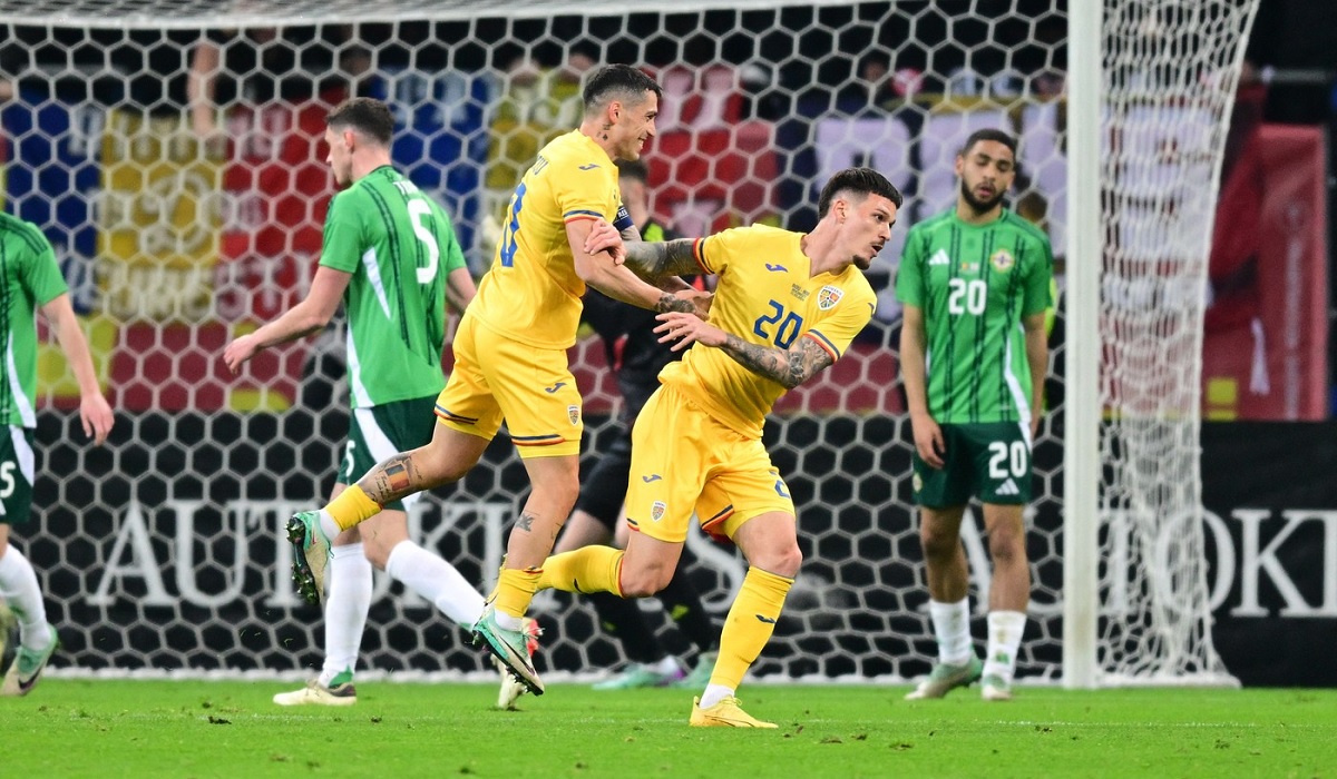 România – Irlanda de Nord 1-1! „Tricolori au început drumul spre EURO 2024 cu o remiză pe Arena Naţională