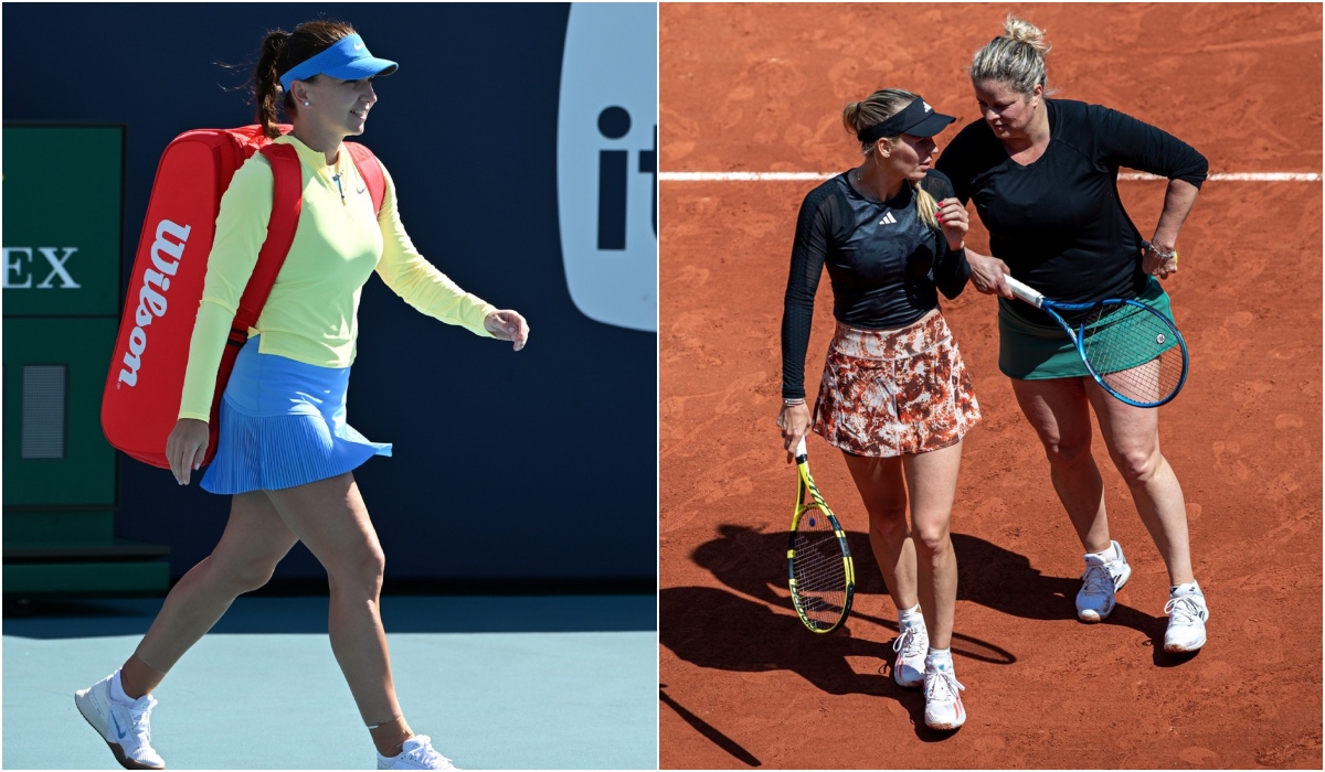 Kim Clijsters, verdict în schimbul dur de replici dintre Simona Halep şi Caroline Wozniacki