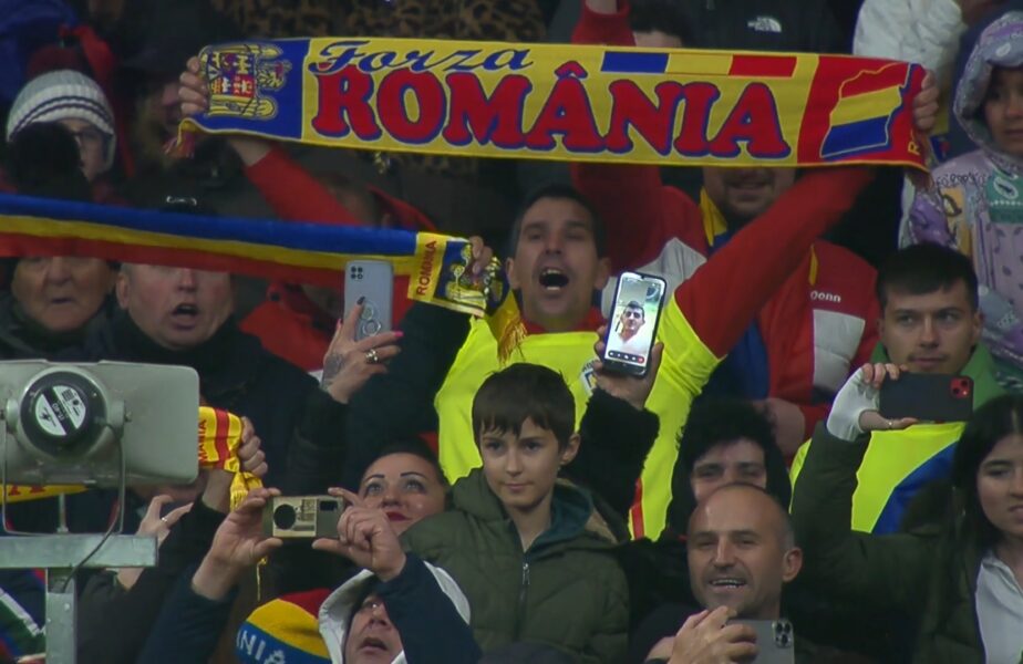 Atmosferă fabuloasă făcută de fanii tricolori la Columbia – România! Imagini de senzaţie, din Madrid, de pe Metropolitano