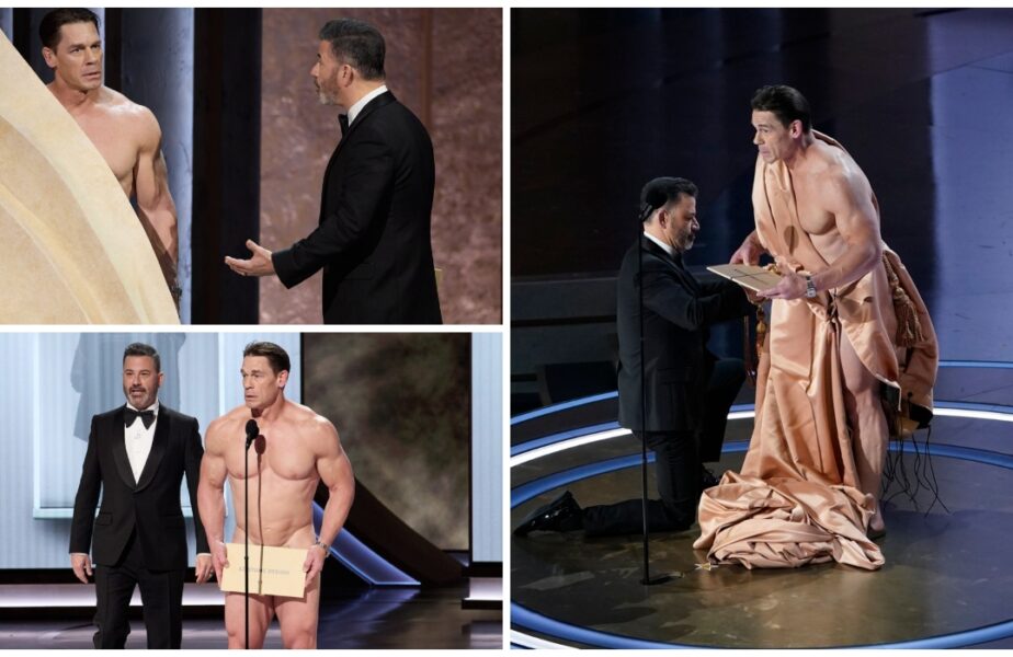 John Cena a apărut complet gol la Gala Premiilor Oscar 2024. Apariţie şocantă pe scenă