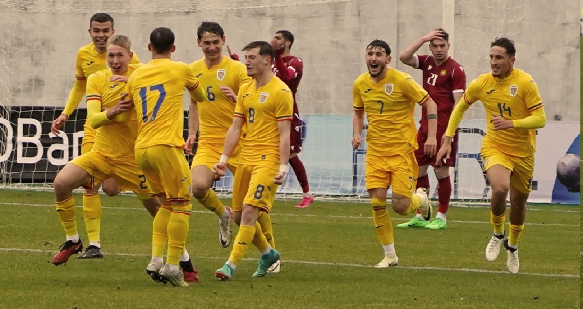 România U21, victorie dramatică cu Armenia U21! „Eroul naţionalei, copleşit de emoţii: „Mi-a marcat cariera!