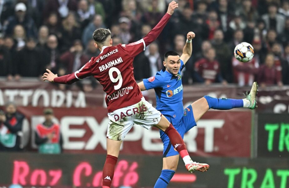Rapid – FCSB 4-0. Echipa lui Charalambous, umilită în derby. „Dublă” Rrahmani. Krasniqi a marcat şi el un gol superb