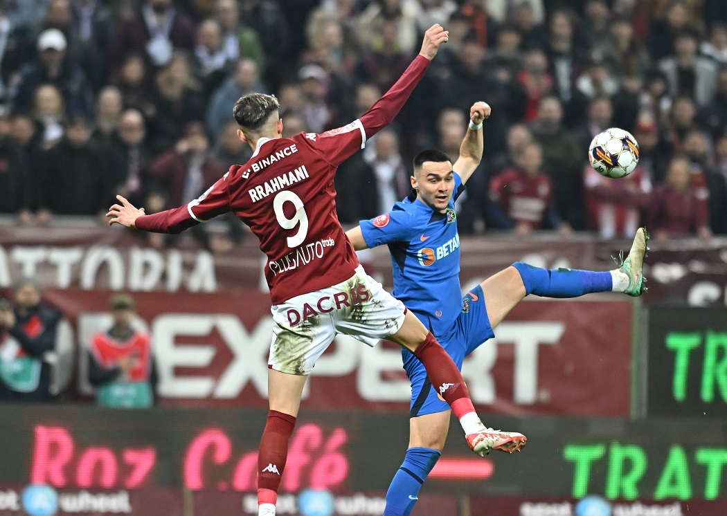 Rapid - FCSB 3-0. Echipa lui Charalambous, umilită în derby. Krasniqi a marcat un gol superb