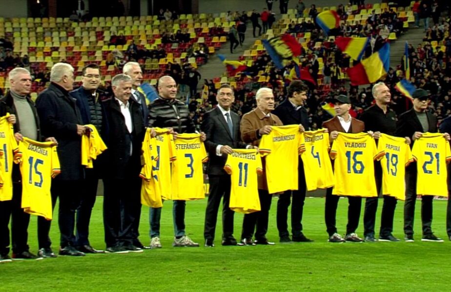 Gică Hagi, Ilie Dumitrescu, Miodrag Belodedici şi Anghel Iordănescu, printre legendele omagiate pe Arena Naţională!