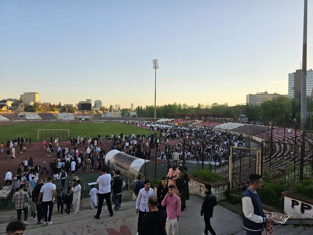 Joyskim Dawa, pe stadionul lui Dinamo / Instagram
