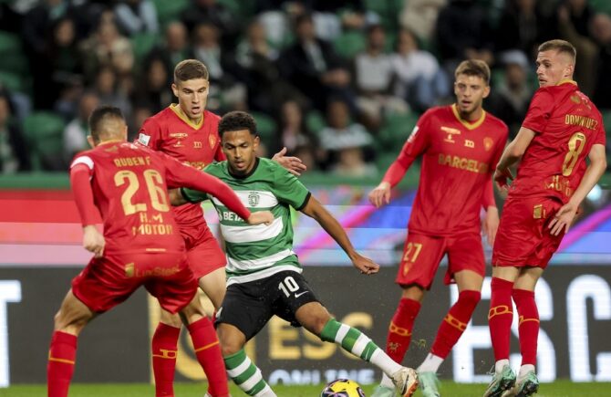Gil Vicente – Sporting 0-4 a fost în AntenaPLAY. Liderul din Liga Portugal își continuă forma excelentă