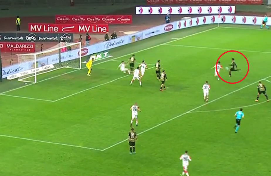 Malcom Edjouma a marcat în Bari – Cremonese 1-2! Mijlocașul împrumutat de la FCSB a impresionat cu o execuție de senzație