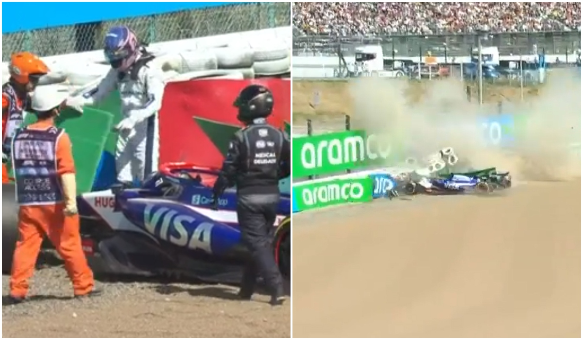 Start nebun în Marele Premiu al Japoniei! Ricciardo şi Albon s-au lovit reciproc
