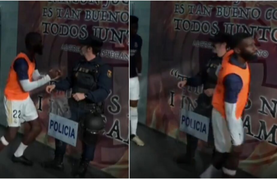Antonio Rudiger a încercat să sperie un poliţist înainte de Real Madrid – Barcelona. Reacţia virală a omului legii
