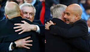 Carlo Ancelotti şi Pep Guardiola, moment superb la finalul meciului Manchester City – Real Madrid: „E un gentleman”
