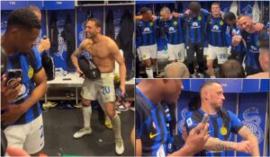 Inter a sărbătorit titlul pe muzică românească! Imagini fabuloase cu hora din vestiar. Piesa care a declanșat nebunia la Milano