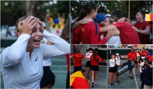 Imagini fabuloase după calificarea României la turneul final BJK Cup. Ana Bogdan și Jacqueline Cristian, cu ochii în lacrimi!