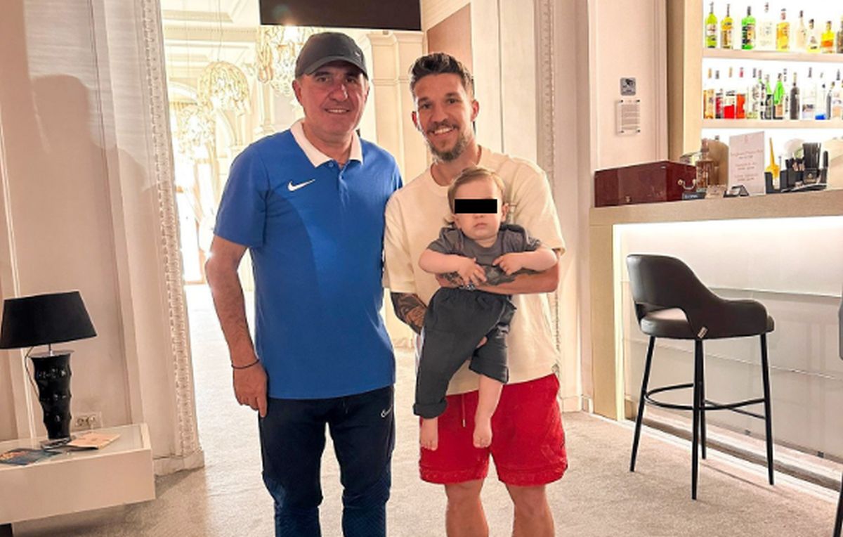 Alex Băluţă, fotografie de colecţie cu fiul lui şi Gică Hagi! Mesajul fotbalistului: „Cu siguranţă, peste ani, se va mândri”