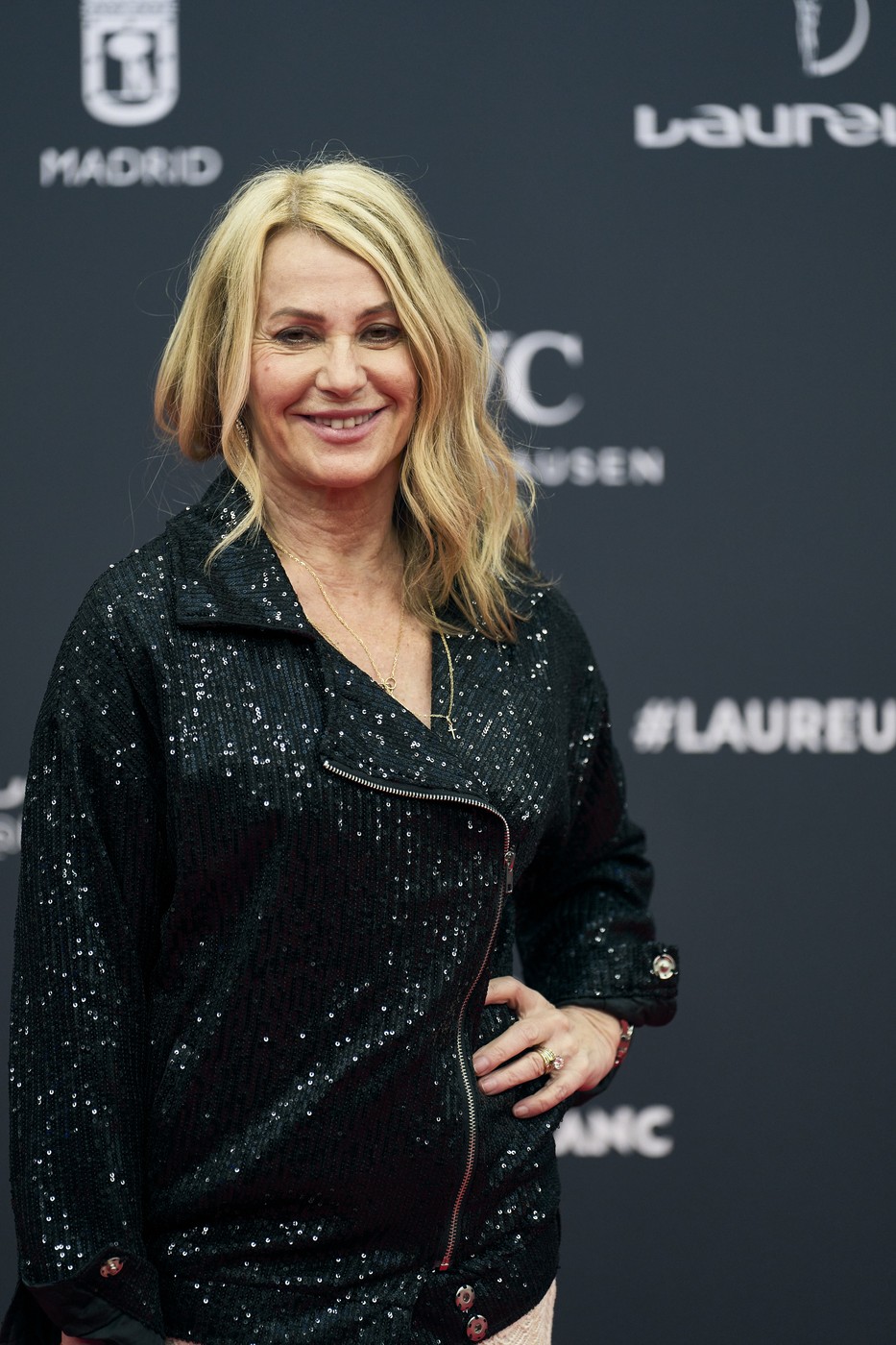 April 22, 2024, Madrid, Madrid, Spain: Nadia Comaneci attends Laureus World Sports Awards Madrid 2024 - Red Carpet at Palacio de Cibeles on April 22, 2024 in Madrid, Spain,Image: 867110695, License: Rights-managed, Restrictions: , Model Release: no