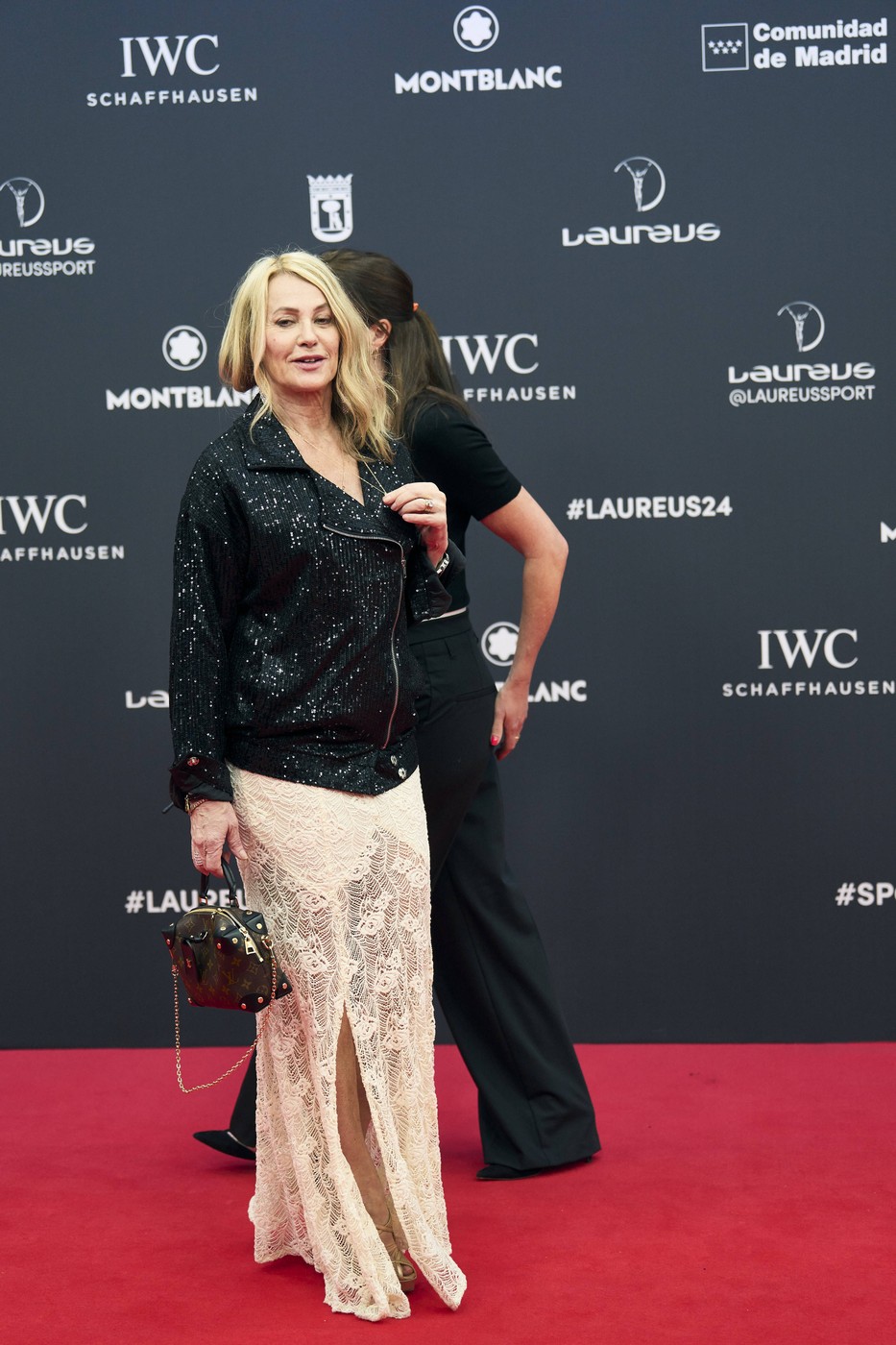 Laureus World Sports Awards Madrid 2024 - Red Carpet Nadia Comaneci attends Laureus World Sports Awards Madrid 2024 - Red Carpet at Palacio de Cibeles on April 22, 2024 in Madrid, Spain Photo by IMAGO/MPG Madrid Palacio de Cibeles Madrid Spain Copyright: xMPGx,Image: 867113935, License: Rights-managed, Restrictions: PUBLICATIONxNOTxINxESPxNED, Credit images as 