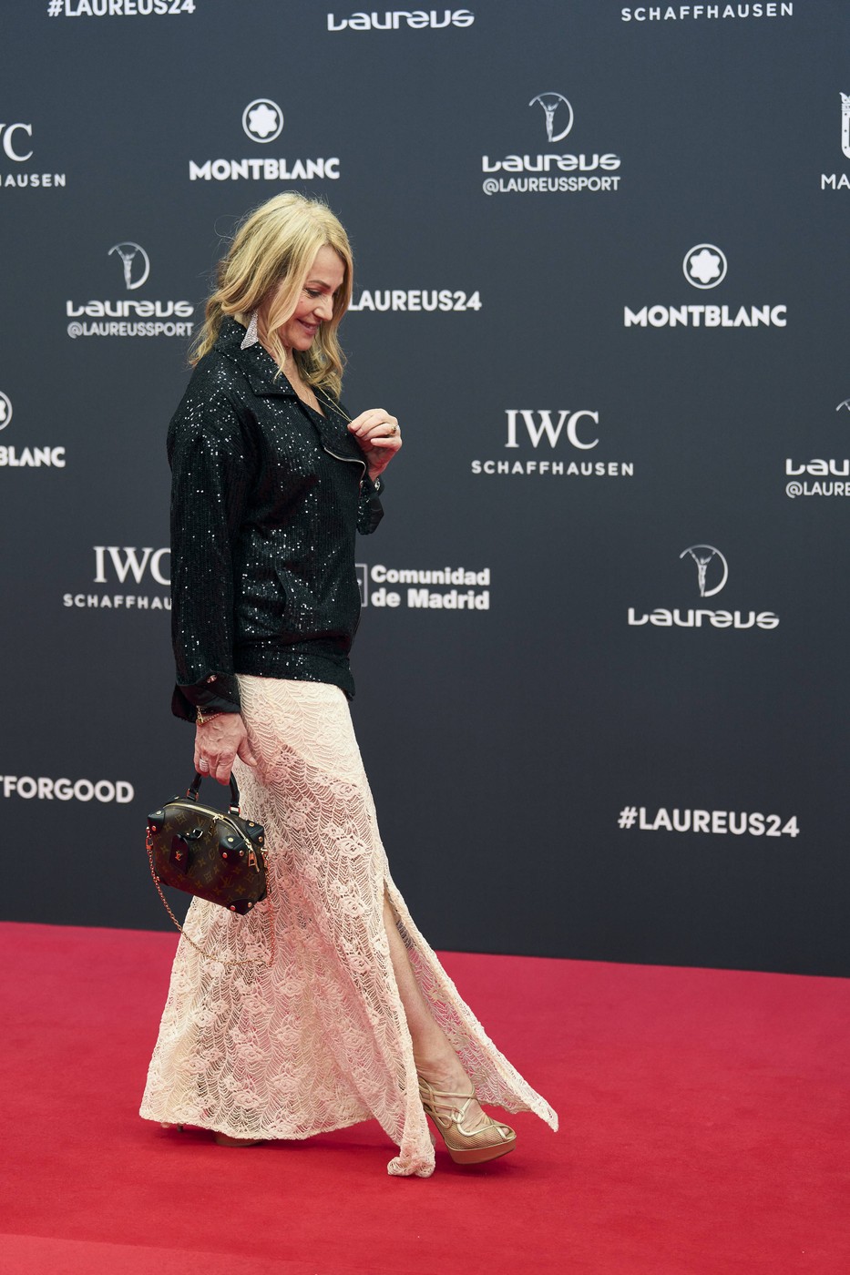 Laureus World Sports Awards Madrid 2024 - Red Carpet Nadia Comaneci attends Laureus World Sports Awards Madrid 2024 - Red Carpet at Palacio de Cibeles on April 22, 2024 in Madrid, Spain Photo by IMAGO/MPG Madrid Palacio de Cibeles Madrid Spain Copyright: xMPGx,Image: 867113963, License: Rights-managed, Restrictions: PUBLICATIONxNOTxINxESPxNED, Credit images as 
