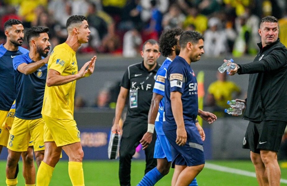 Gesturile incredibile făcute de Cristiano Ronaldo, după ce a fost eliminat în Al-Hilal – Al-Nassr 2-1. A ratat Supercupa