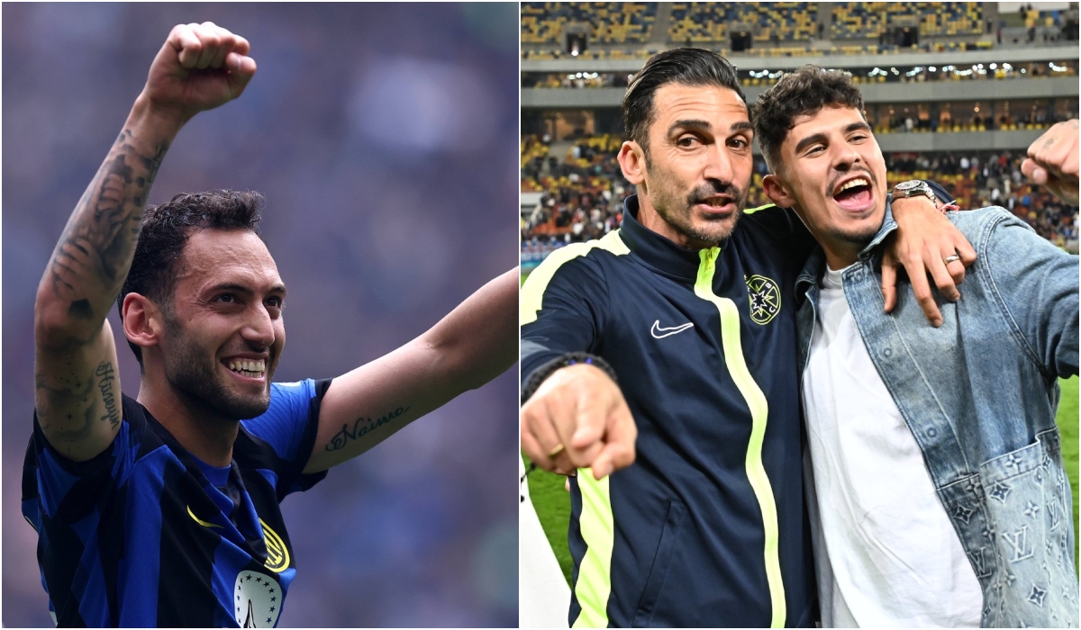 Hakan Calhanoglu a pus mâna pe telefon şi l-a sunat pe Elias Charalambous, după a petrecut pe manele titlul câştigat cu Inter
