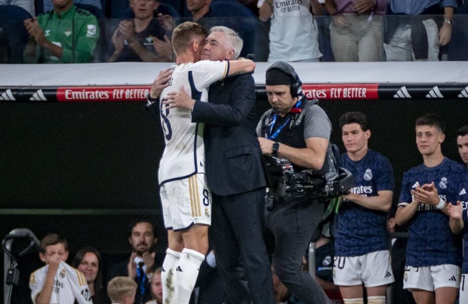 „Unul dintre cei mai mari!” Carlo Ancelotti, cuvinte uriașe după ultimul meci al lui Toni Kroos pe „Santiago Bernabeu”