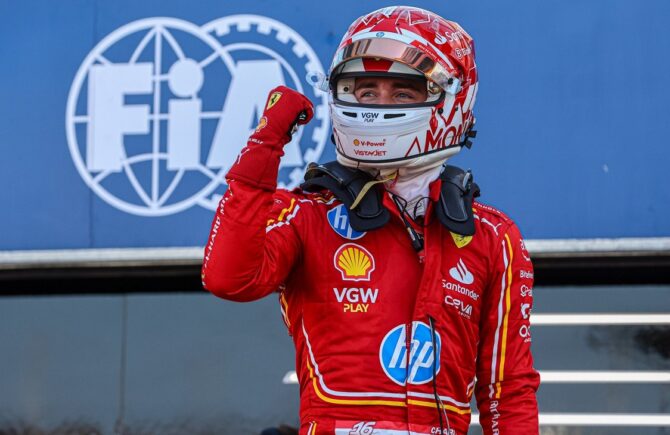 Ferrari, record fabulos după ce Charles Leclerc a obţinut pole-position-ul în Marele Premiu de la Monaco