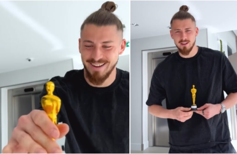 Radu Drăguşin a primit „premiul Oscar” la Tottenham: „Le mulţumesc celor care au crezut în mine!”. Imagini savuroase
