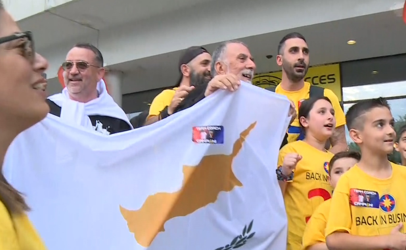 Familia lui Elias Charalambous, prezentă pe Arena Naţională la petrecerea FCSB-ului