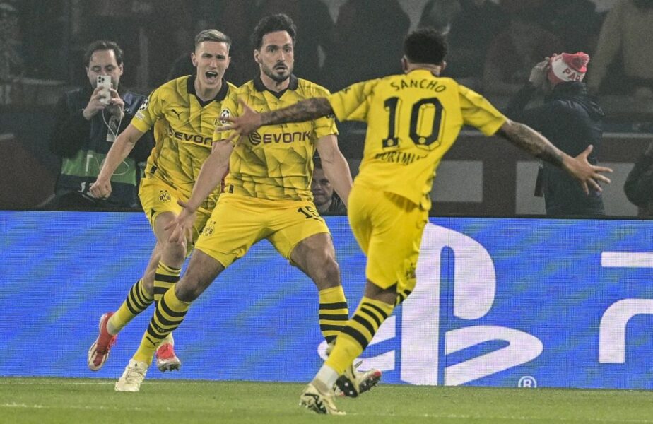 PSG – Borussia Dortmund 0-1. Echipa germană e prima finalistă a Ligii Campionilor în acest sezon! Parizienii au avut 4 bare!