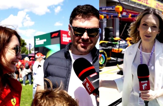 Un cuplu de români este pentru a treia oară la Imola! Alexandra ţine cu Verstappen, Victor cu Hamilton! Reportaj EXCLUSIV