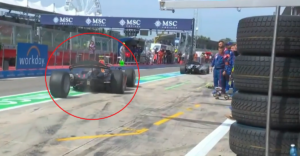 Incidente uluitoare la cursa de Formula 2 de la Imola! Amaury Cordeel și Pepe Marti, lăsați în 3 roți la pit stop