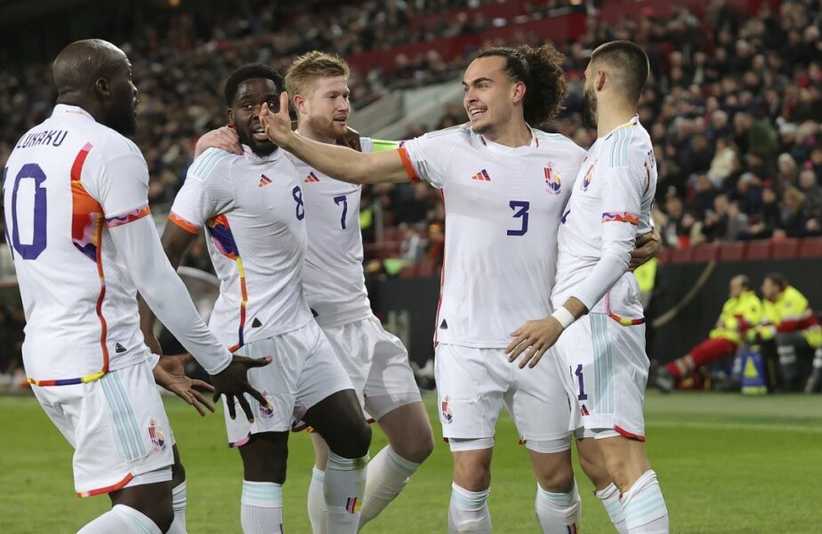 Belgia a anunţat lotul pentru EURO 2024! Adversara României merge în Germania cu 25 de jucători