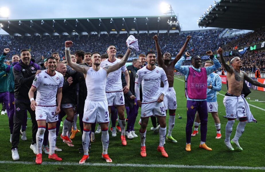Fiorentina, din nou în finala Conference League! Italienii au trecut în semifinale de Club Brugge