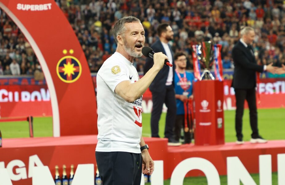 Mihai Stoica a rămas „mască” pe Arena Națională, la sărbătoarea de titlu a FCSB-ului: „Ne-a copleșit! Nu mă așteptam!”