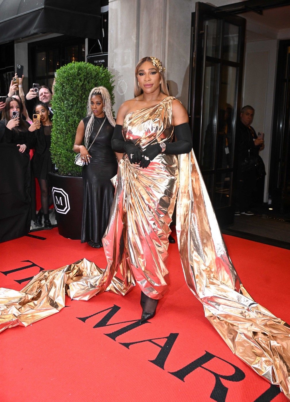 Serena Williams at The Mark Hotel before the 2024 Met Gala: Sleeping Beauties: Reawakening Fashion held at the Metropolitan Museum of Art on May 6, 2024 in New York City, New York, USA,.,Image: 870815403, License: Rights-managed, Restrictions: , Model Release: no