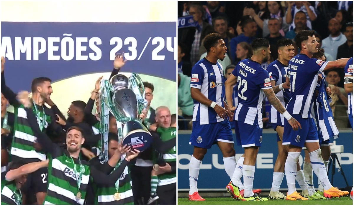 Sporting – Chaves 3-0 şi Braga – Porto 0-1, în AntenaPLAY! Sporting a primit trofeul, Porto merge în grupele Europa League