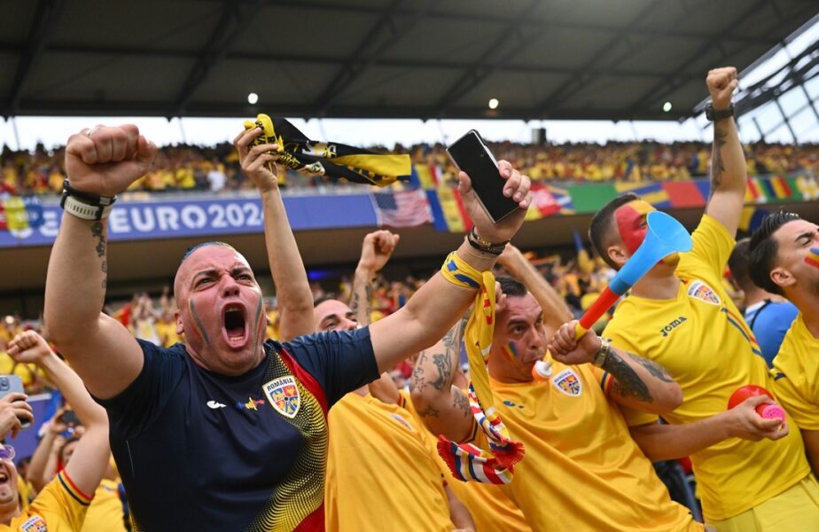 Publicaţia L’Equipe, impresionată de suporterii României la meciul cu Belgia: „30.000 de fani entuziaşti şi dezlănţuiţi”
