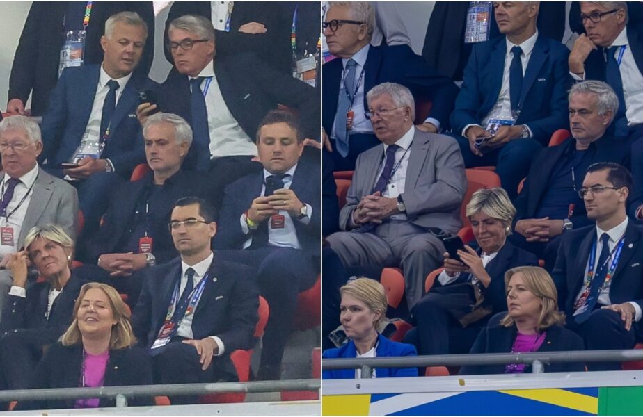 Răzvan Burleanu a văzut meciul de deschidere de la EURO 2024 de lângă Sir Alex Ferguson şi Jose Mourinho! Imagine fabuloasă