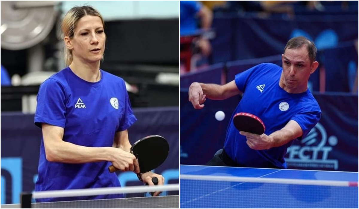 Camelia Ioana Roxana Ciripan şi Bobi Simion vor evolua la Jocurile Paralimpice Paris 2024, în competiţia de tenis de masă