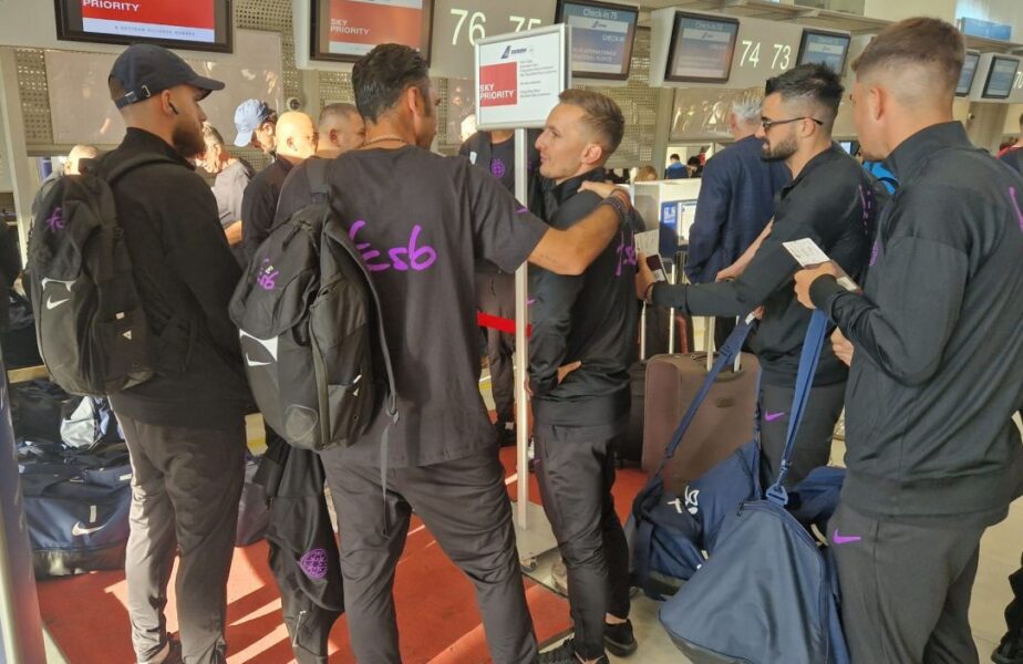 FCSB a plecat în cantonament în Olanda! Imagini de pe aeroport cu jucătorii „roş-albaştri”