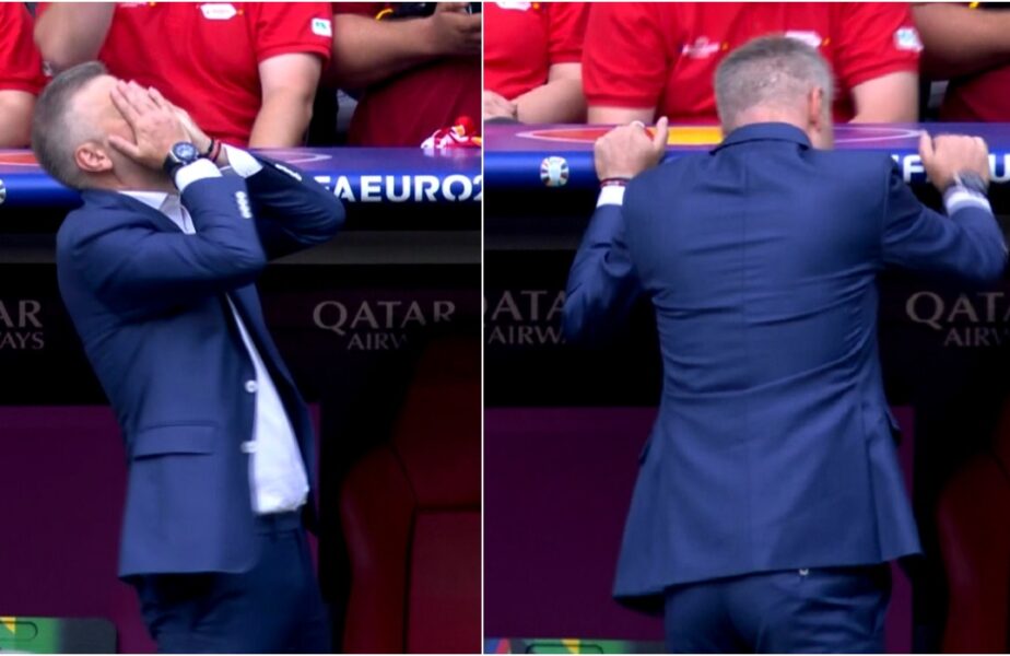 Edi Iordănescu, reacţie nervoasă în timpul meciului România – Ucraina! Momentul în care a cedat şi şi-a pus mâinile în cap