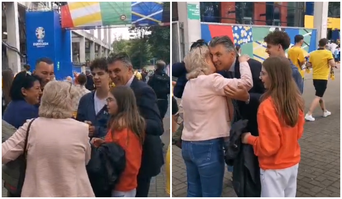 Ionuţ Lupescu, asaltat de fani înainte de Belgia – România! Imagini fabuloase cu fostul internaţional român