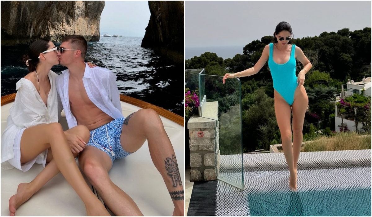 Aşteptat de Gigi Becali la FCSB, Florin Tănase se bucură alături de soţie de o vacanţă de lux! Imagini de senzaţie cu Medeea