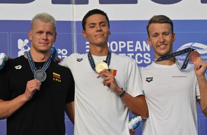 David Popovici, după ce a cucerit două medalii de aur la Campionatele Europene de Nataţie: „Sunt chiar fericit”!