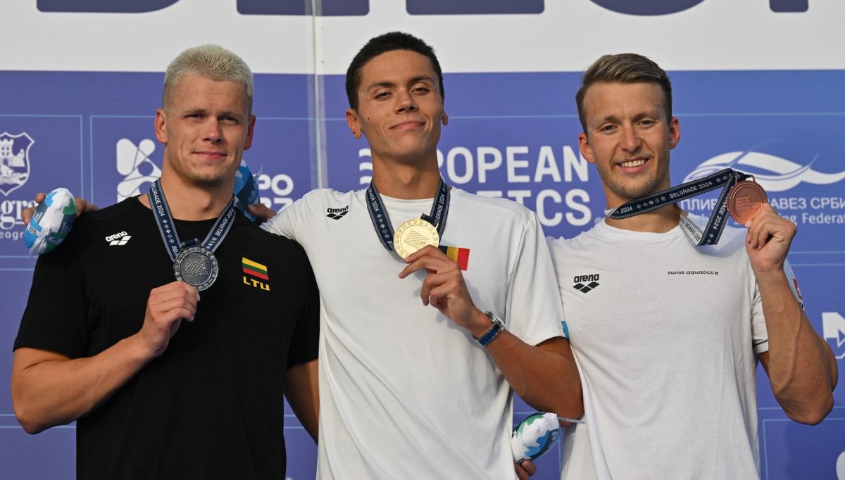 David Popovici, după ce a cucerit două medalii de aur la Campionatele Europene de Nataţie: „Sunt chiar fericit!