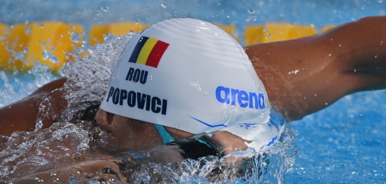 Reacţia lui David Popovici când a aflat că a înotat timp de 100 m în interiorul recordului mondial al probei de 200 m, la CE