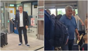 Gică Hagi şi Mircea Lucescu au plecat în Germania să îi susţină pe tricolori la EURO! Cele două legende au atras toate privirile