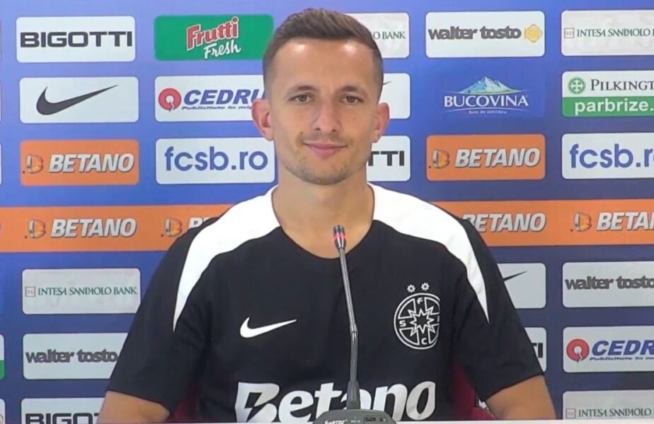 Marius Ştefănescu, primul interviu ca jucător al FCSB-ului: „Cea mai frumoasă şi iubită echipă”! Mesaj emoţionant pentru fani