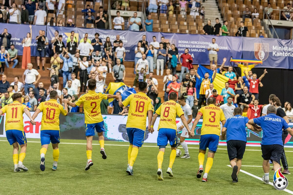 România s-a calificat în finala Campionatului European de minifotbal! „Tricolorii, în căutarea celui de al şaptelea trofeu!