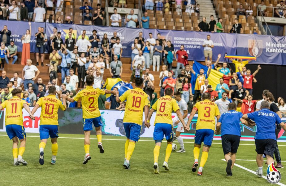 România s-a calificat în finala Campionatului European de minifotbal! „Tricolorii”, în căutarea celui de al şaptelea trofeu!