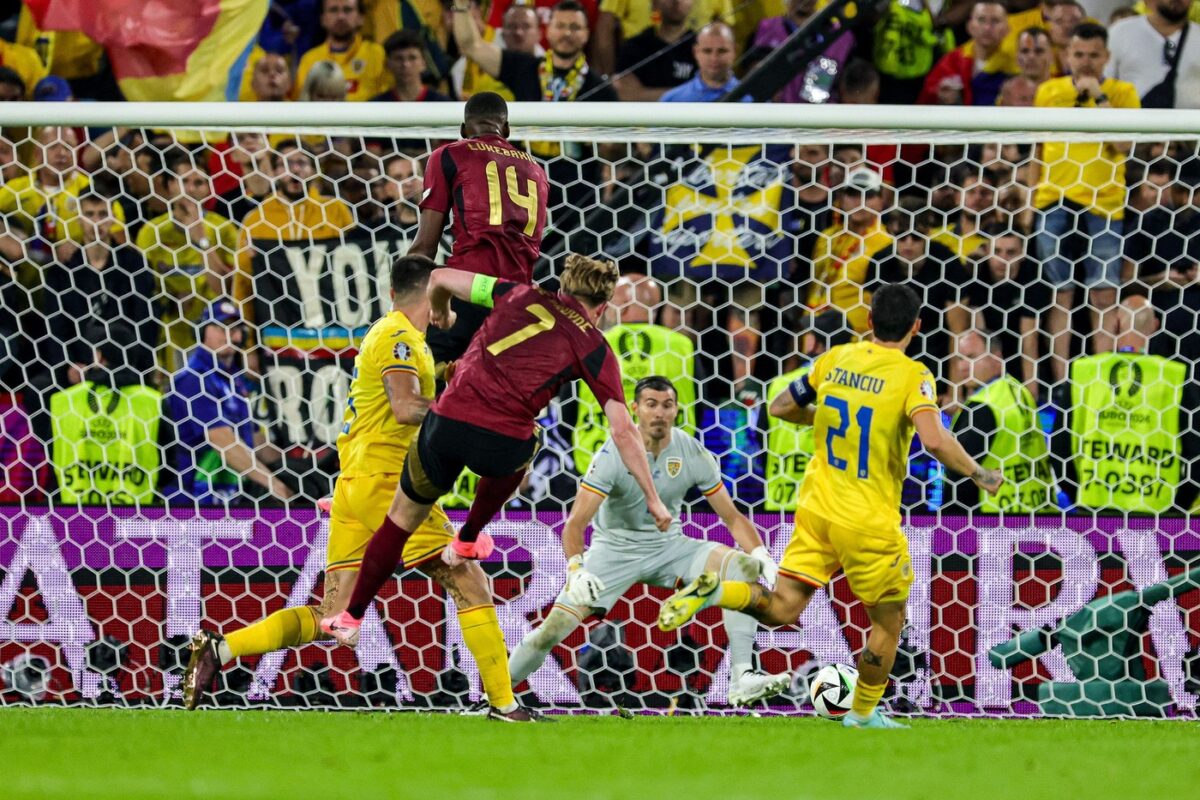 Belgia - România 2-0, ACUM, la EURO 2024. Kevin de Bruyne a marcat şi l-a accidentat pe Niţă. Man, ocazie uluitoare