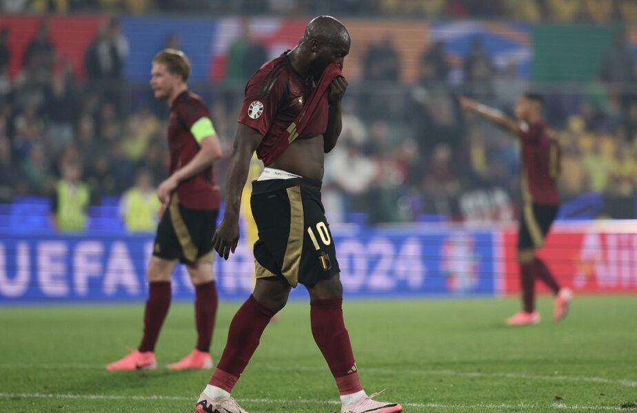 Romelu Lukaku, în depresie la EURO 2024! Gol anulat „la milimetru” în Belgia – România. Fără VAR era lider în topul golgheterilor